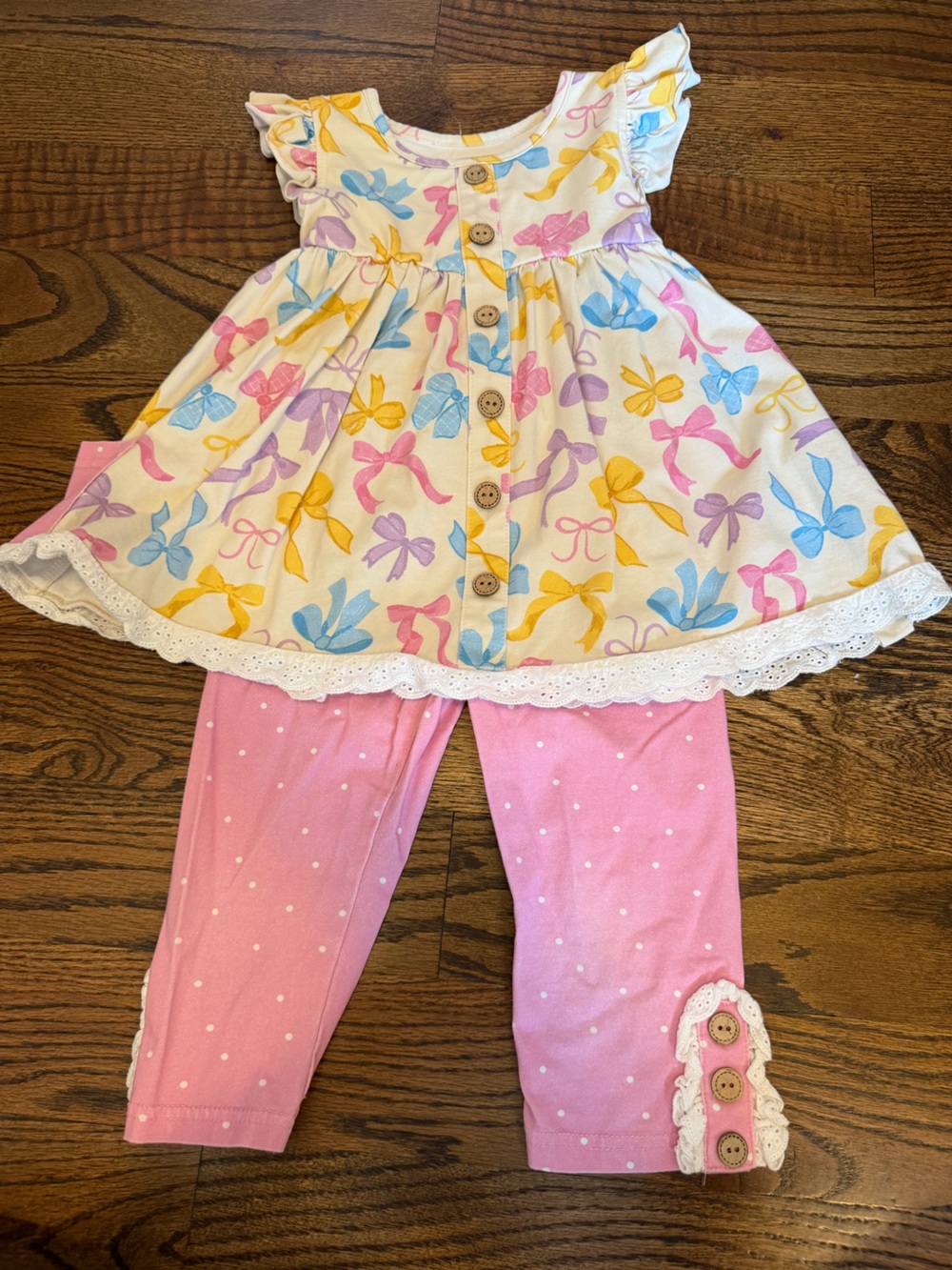 Toddler girl adorable outfit!🎀